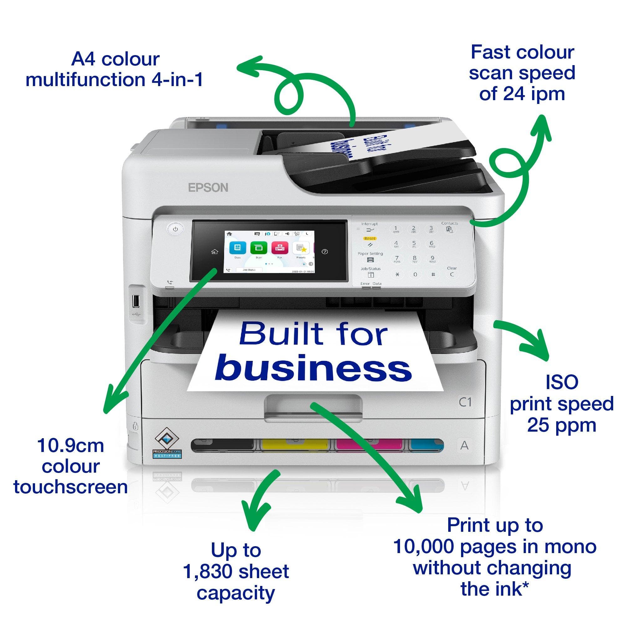 Epson WorkForce Pro WF-C5890DWF resim 2