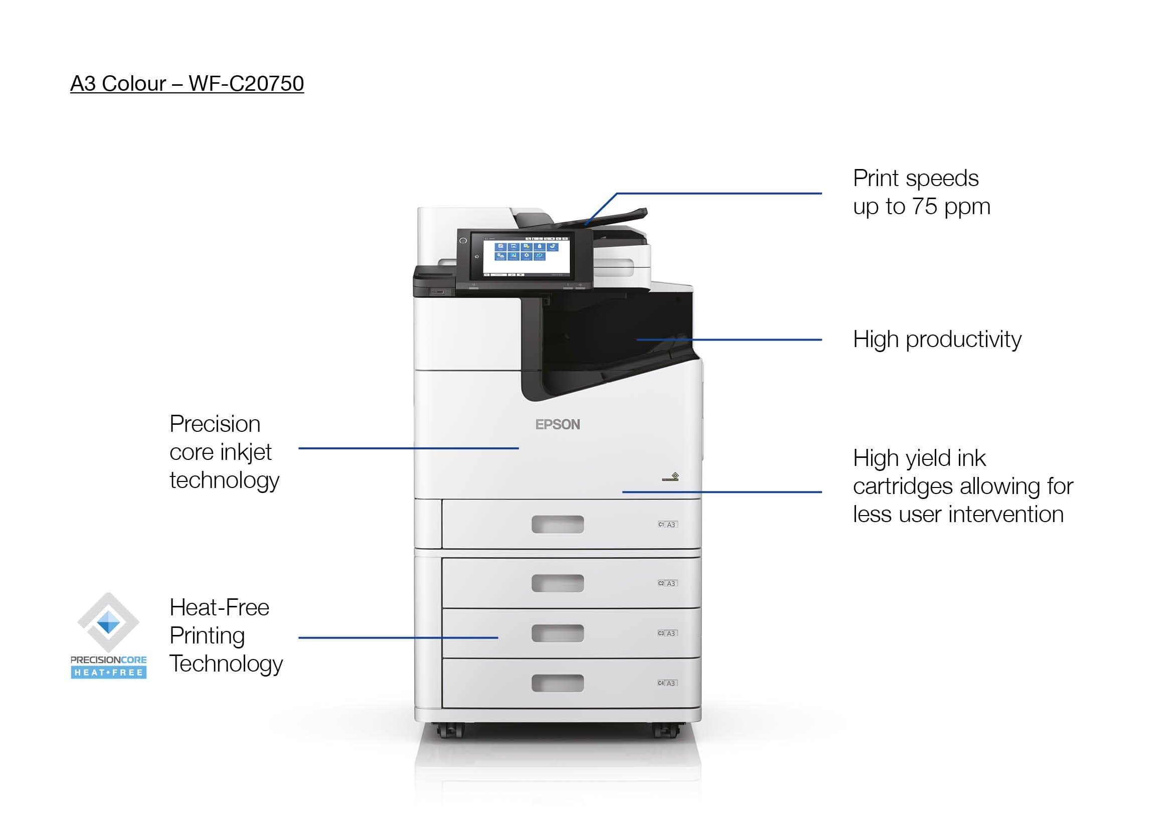 Epson WorkForce Enterprise WF-C20750 D4TW resim 2