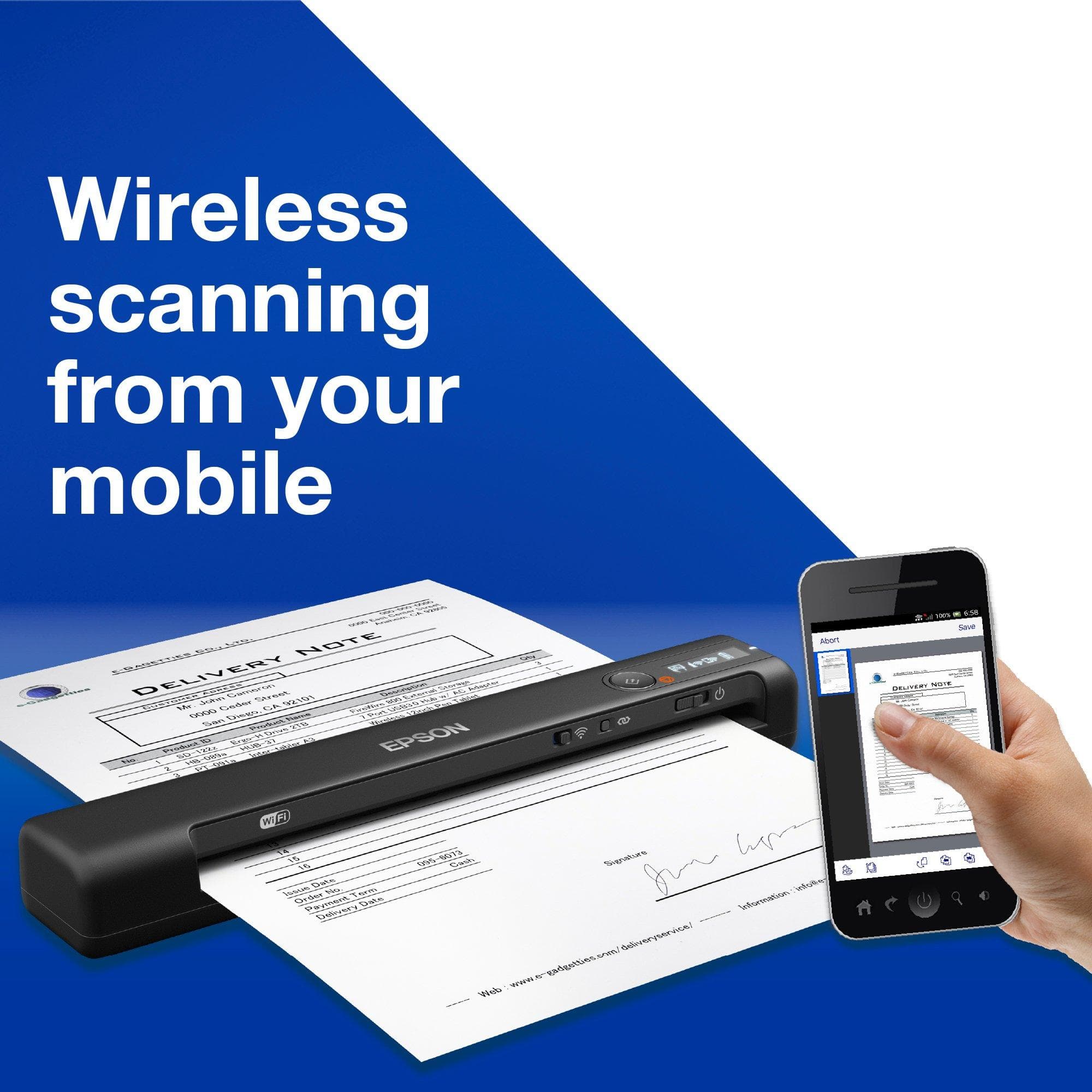 Epson WorkForce ES-60W resim 3