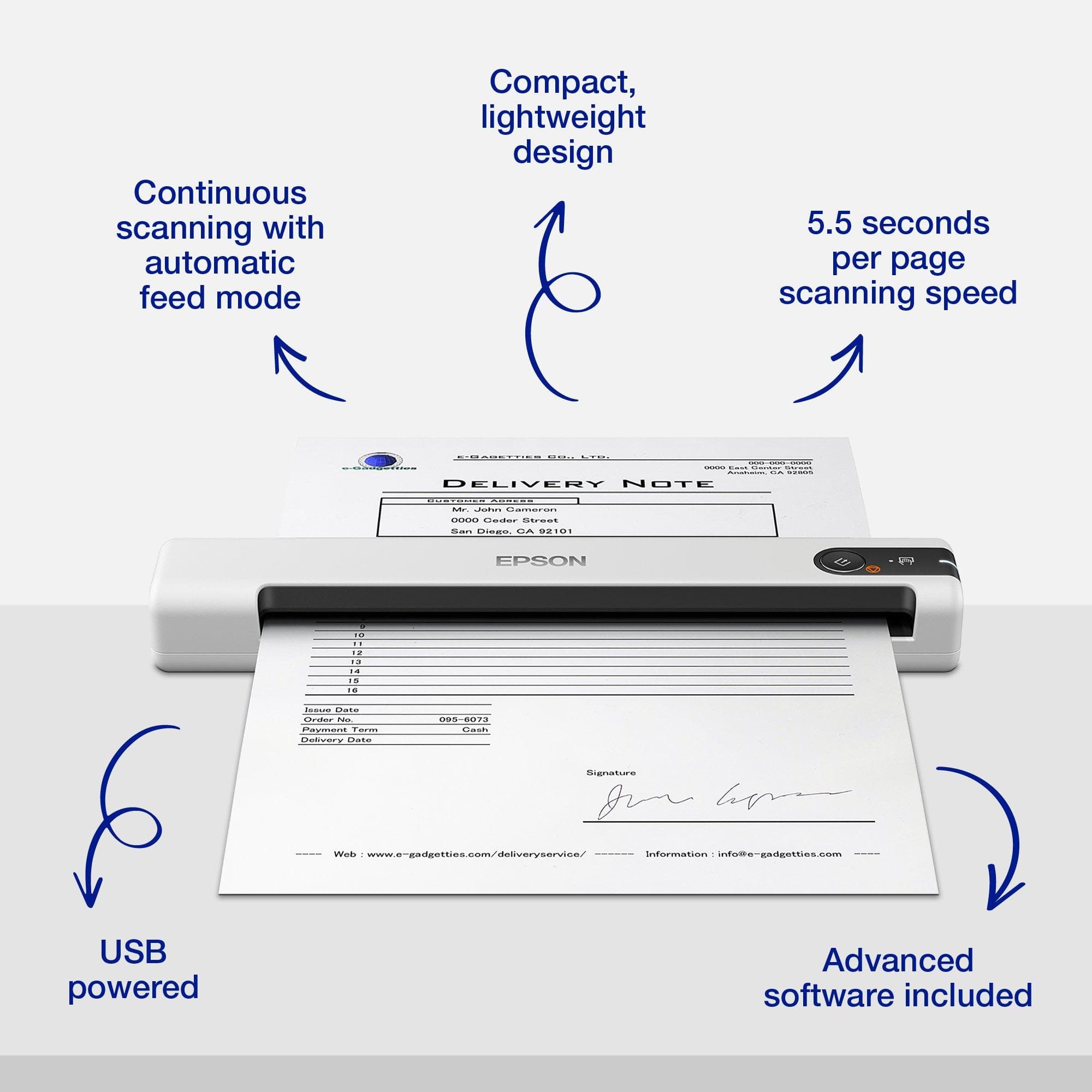 Epson WorkForce DS-70 resim 2