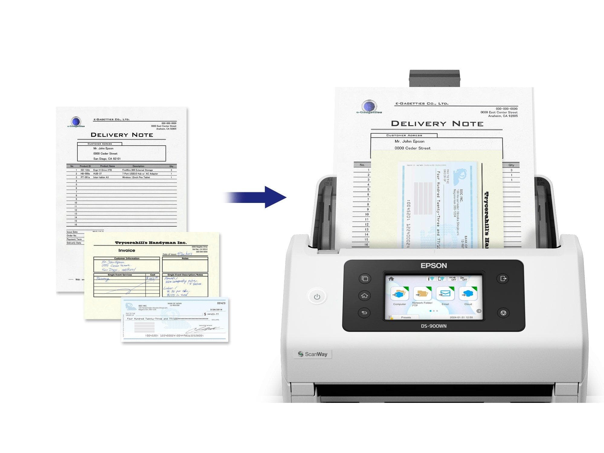 Epson WorkForce DS-900WN resim 4