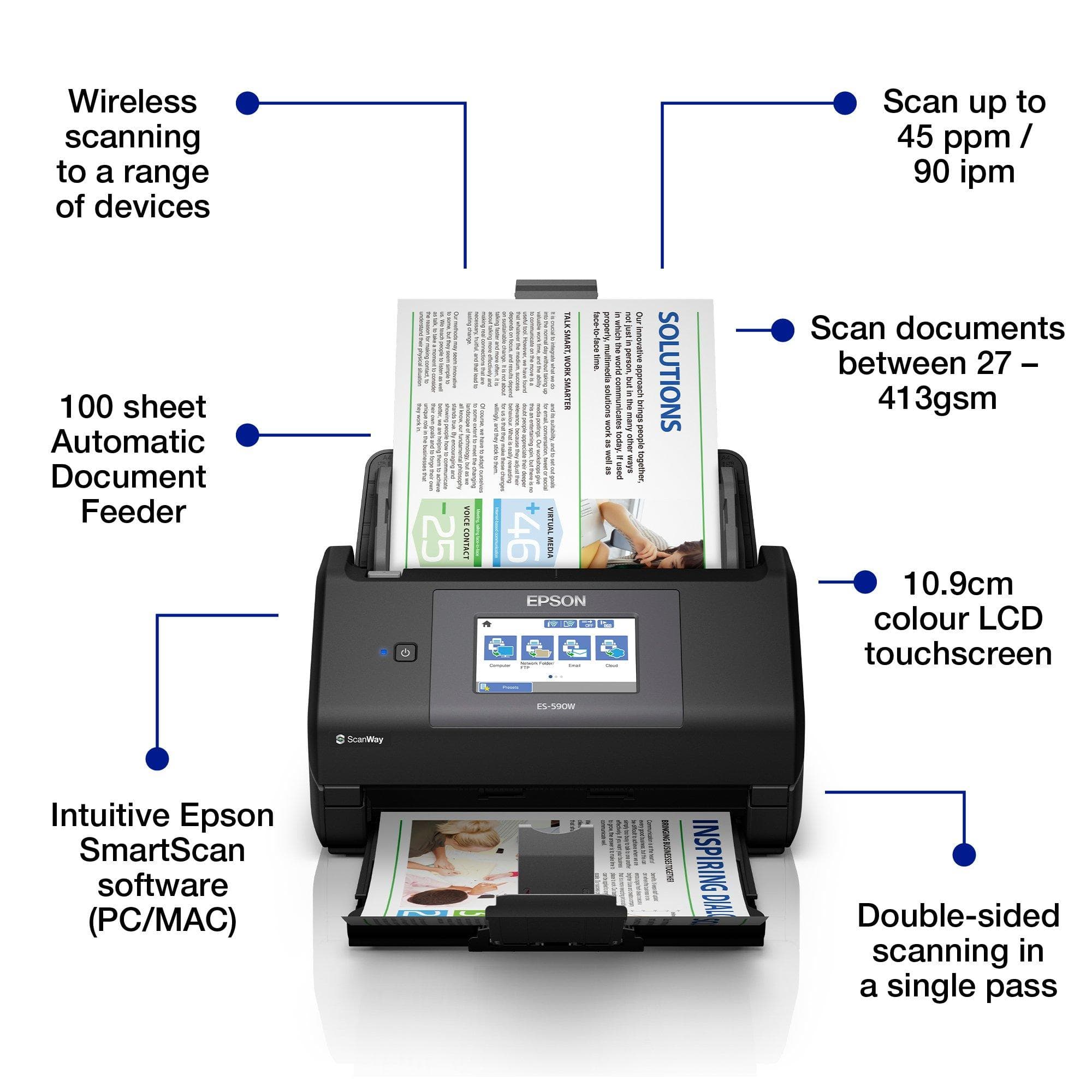 Epson WorkForce ES-590W resim 2